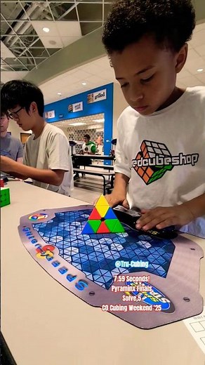 7.59 Seconds! Pyraminx Finals, S5 - CCW '25 #speedcubeshop #shorts #fyp #share #subscribe #fun