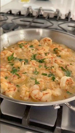 Shrimp Scampi 🍋🧈 So Easy & Packed with Flavor