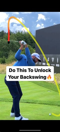 47K views · 178 reactions | Your backswing needs this stretch. Most people would benefit from a longer, smoother backswing, but are held back by tight muscles and stiff joints. Not only is a longer backswing better for creating speed, but the ability to swing long helps create capacity for a smoother tempo and transition. Save this post and send to a friend who has a short and stiff backswing. FOLLOW FOR MORE..... #golf #golffitness #golfer | Golf Strong Hit Bombs | Facebook
