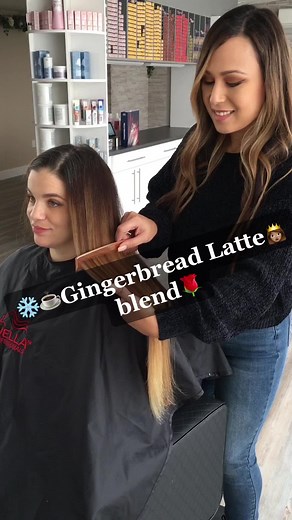 Get Festive with a Gingerbread Latte Hair Blend Tutorial!