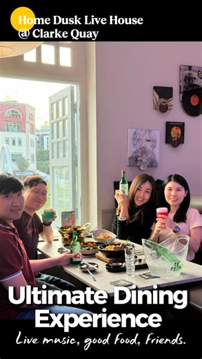Anna Thng on Instagram: "The ultimate combo? Flavour, sound… and friends. @homedusk.sg The vibe here hits different when the table’s full, the soju’s pouring, and the whole squad’s singing like it’s karaoke night. Why are we like this after one soju? 😂 🍻 2 FOR $28 till 8PM DAILY�Beer. Soju. Wine. Every. Single. Day. ✨ FREE Soy Marinated Clams when you reserve on Chope. Yes, on the house. So grab your people, bring the vibes, and let the night do its thing. 📱 Make your reservation now�🎉 Redee