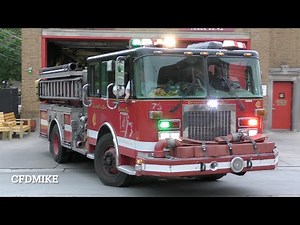 Chicago Fire Department Engine 82 (Spare) Responding