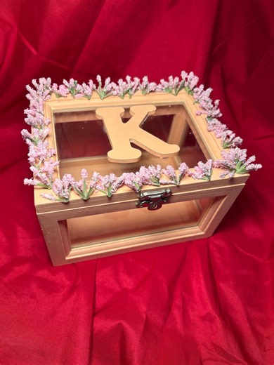 Custom Floral Jewelry Box - Etsy