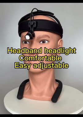 Adjustable Brightness Surgical Dental Headlight Medical Headlamp Lightspot Orange Filter Battery Pack Magnetic Connector (Clip Model)