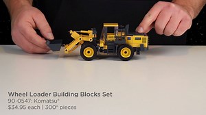 1.1K views · 67 reactions | Introducing our 2020 newly arrived Komatsu® Wheel Loader Building Blocks Set! Get yours at https://www.firstgearonline.com/product-store/blocks/90-0547. ------------------- - SKU: 90-0547 - 300+ Pieces - Adjustable loading arm with tilting bucket - Rolling wheels with articulated chassis steerability ---- BGM: Crossing Winds (Inspired by The xx - Intro) by Jacoo | First Gear, Inc. | Facebook