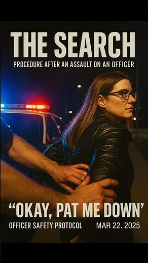 'Pat Me Down' Officer Searches Suspect After Assault Arrest