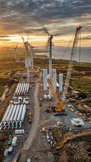 O Início e o Fim Desta Obra Vão Te Surpreender! #Engenharia #EnergiaSolar #EnergiaEolica #Veo3