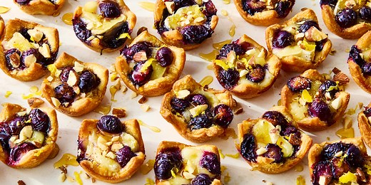 These Lemon-Blueberry Brie Bites Are My Most Popular Spring App Every Year