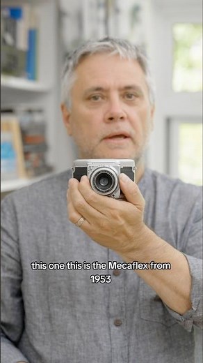 World's smallest 35mm SLR film camera? The Mecaflex from 1953