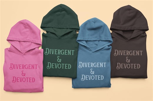Divergent & Devoted Hoodie Inclusive Size Sensory Friendly Fashion - Etsy