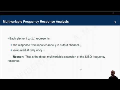 Introduction to Multivariable Control Systems/Design -- Lecture 04