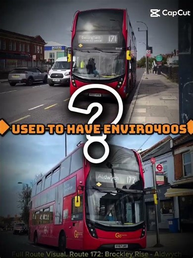 171 vs 172 bus routes edit🔥 #youtubeshorts #automobile #londonbus #londontransport #tfl‪@radio156‬