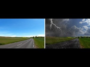 GIMP: Tuto 14 ( Effet orageux et pluie ) pour débutants