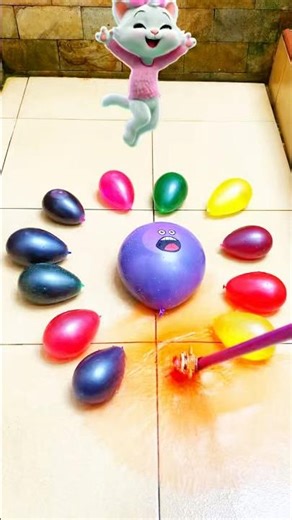Colorful Water Balloon & Orbeez Explosion of Mario Bros🔥 #balloon #orbeez #popballoons