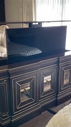 Seamlessly Elegant Media Console