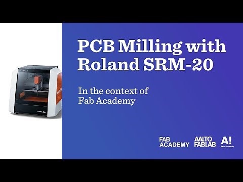PCB Milling With SRM-20