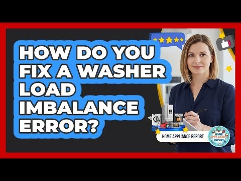 How Do You Fix a Washer Load Imbalance Error?