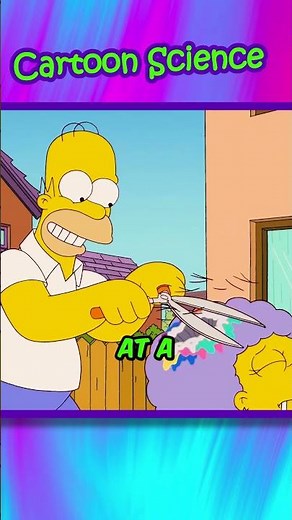 Homer Turned Curly Hair into Straight