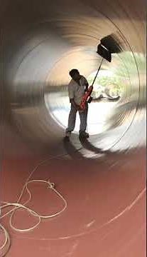 Holiday Test on MS Pipes-NDT