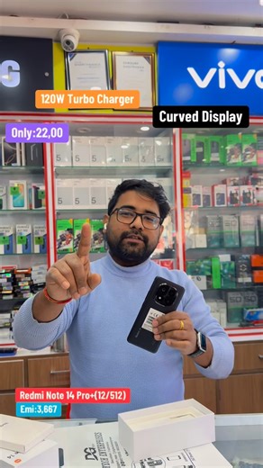 @digitechenterprises on Instagram: "Redmi Note 14 Pro plus (12/512) beast phone that comes with 120W Max turbo Charger, powerful snapdragon processor to run any games smoothly and amazing 200 MP Camera , available on Emi at just Rs 22,000 in Digitech enterprises. Get free Gifts 🎁 on the purchase .#fyp #mi #note14proplus"