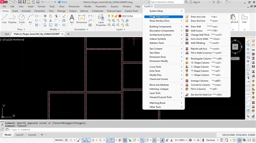 YQArch AutoCAD Plugin - Fill in Walls & Columns (WWF) Learn how to use the YQArch plugin for AutoCAD to speed up your architectural drafting. YQArch is most powerful tools like doors, windows, grids, and dimensions. Perfect for students, architects, and drafters! #YQArch #YQArchPlugin #YQArchAutoCAD #YQArchTutorial #YQArchTools #YQArchGuide #YQArchTips #YQArchTraining #YQArchArchitecturalPlugin #YQArchDrafting | Sem Sona