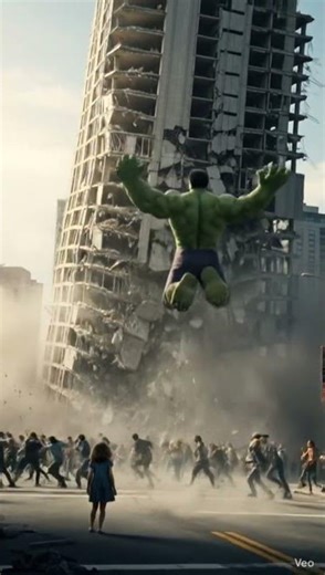 Hulk Saves a Little Girl 💚 | Emotional Hulk Hero Moment 😱 #shorts