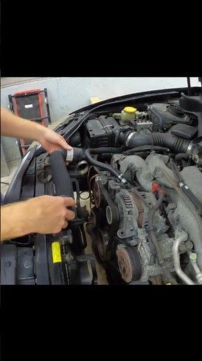 Cracked and Leaking Radiator Replacement DIY #cars #mechanic #autos #subaru