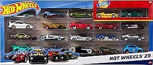 Hot Wheels Toy Cars 20-Pack, Set of 20 Die-Cast 1:64 Scale Toy Sports & Race Vehicles for Kids & Collectors (Styles May Vary)