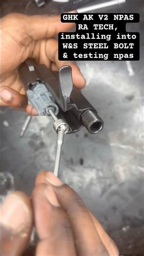 GHK AK V2 NPA RA TECH, testing npas tool out #airsoft #toys full vid coming