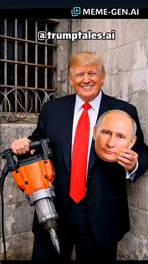 TRUMPY DUMPY on Instagram: "Donald Trump and the funny 200 IQ plan. #funny #putin #trump #maduro #donaldtrump Make Free AI images and Videos with Memegen AI 👇 https://meme-gen.ai/?ref=8G9672UL"