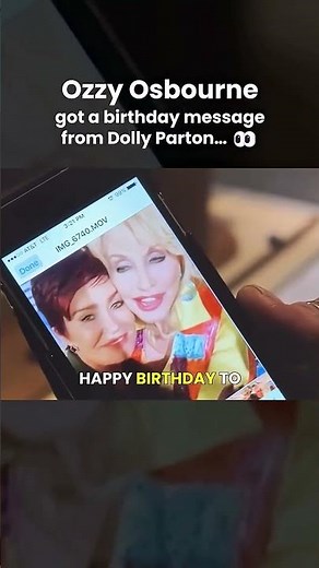 When Dolly Parton surprised Ozzy Osbourne on his birthday ❤️ #dollyparton #ozzy #birthday