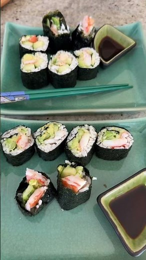 Homemade sushi