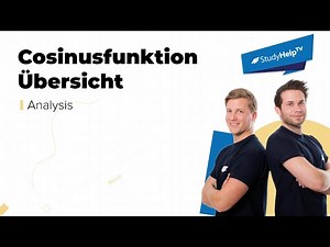 Cosinus | Grundlagen inkl. Ableiten | Trigonometrische Funktionen | StudyHelpTV