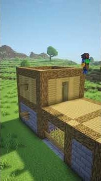 Minecraft Villagers House 🏠#minecraft #shorts #eye4steel