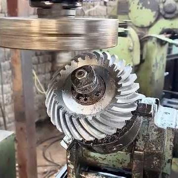 🔥 Amazing Mechanic Made a Spiral Bevel Gear from Scratch | Risky Manufacturing Process