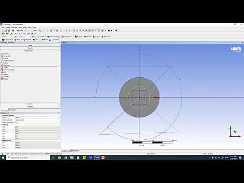 Creating simple geometry in ANSYS Design Modeler 2020 R1