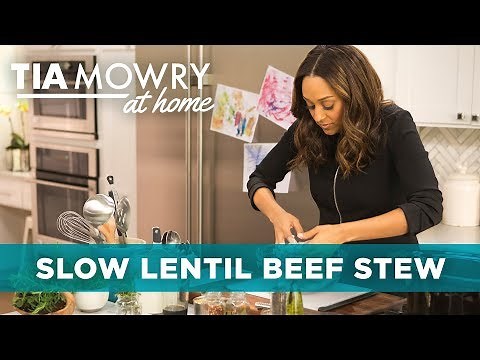 Slow Lentil-Beef Stew | Tia Mowry at Home | Food.com