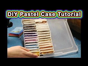 How to Make A Pastel Storage Case – DIY Pastel Holder Box Tutorial