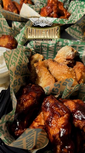99K views · 51 reactions | Score big on your order. Get the Game Time Flavor Bundle with 24 wings, 4 flavors, and all the sides you need. | Wingstop | Facebook