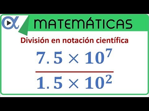 División en notación científica ejemplo 5