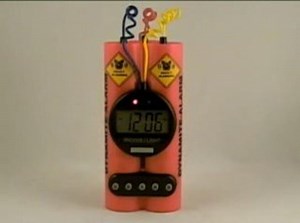 DYNAMITE ALARM CLOCK