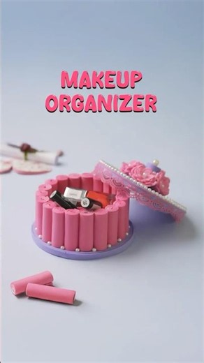 DIY Makeup Organizer 💄✨ | Easy Storage Box | #Shorts