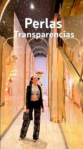 Cómo combinar perlas y transparencias para un look sofisticado