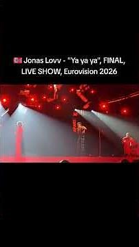 🇧🇻 Jonas Lovv - "Ya ya ya", FINAL, LIVE SHOW, Eurovision 2026, Norway Eurovision 2026