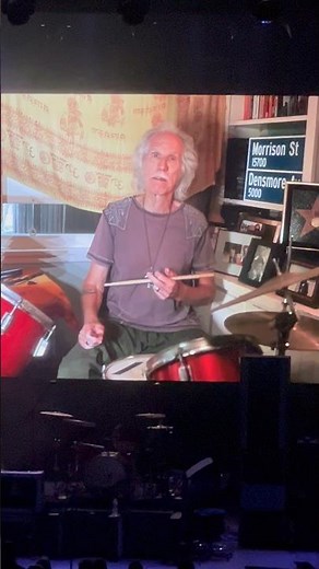 John Densmore speaks via video (Live at The Greek Theatre, Los Angeles, CA 10/30/2025)