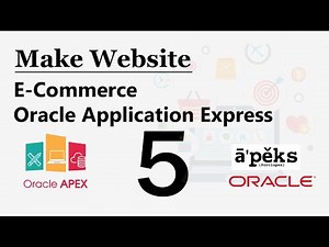 Make e-Commerce Website-Part 5 | Oracle APEX