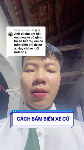 Trả lời @👫👫 CÁCH BẤM BIỂN XE MÁY CŨ#bamxetoantrinh #dichvucongtructuyen #bambiendaugia #LIVEbringFANS #sangtenxemaycu