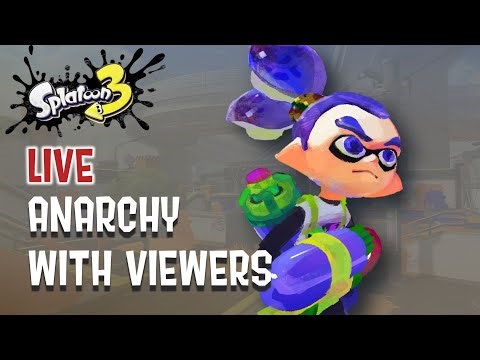LIVE: VIEWERS JOIN UP FOR ANARCHY BATTLES IN SPLATOON 3 WITH STUPID CHALLENGES | Bup 64
