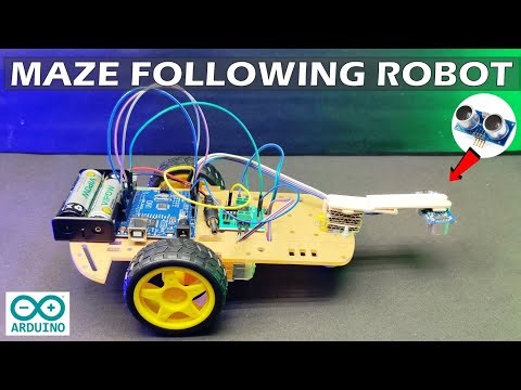 Maze Following Robot using Arduino || Table Following Robot || Robotic #arduino #arduinoproject