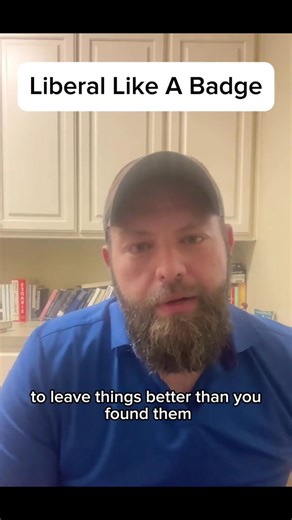 Liberal Like A Badge #defiancetildeath #democracy #anewstandard #policy #republic #politics #fyp #liberal | Defiance13